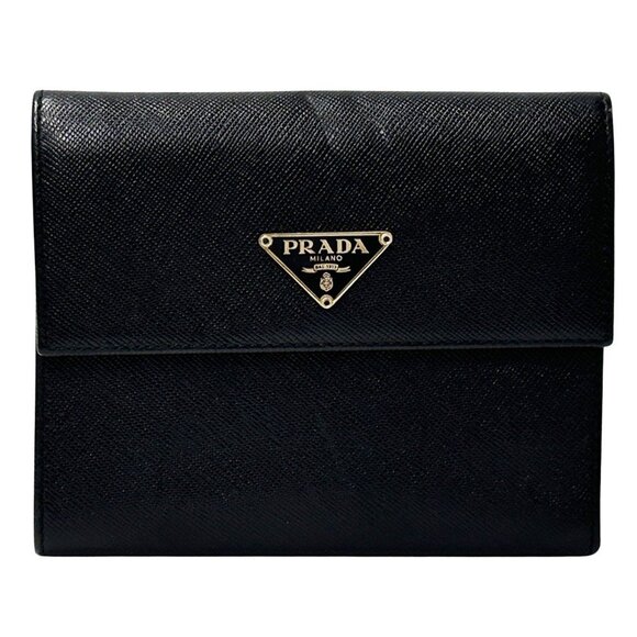 PRADA Black Saffiano Wallet - Picture 1 of 15